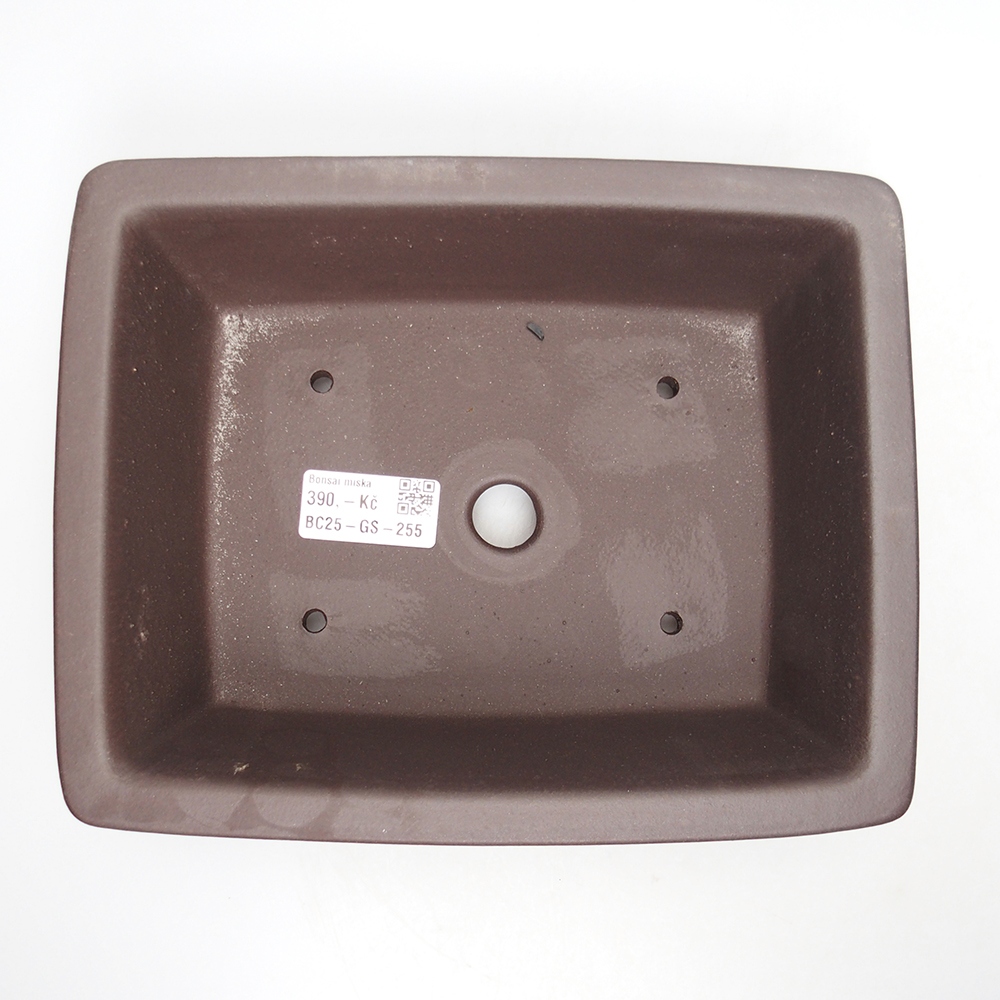 Schale 22 x 18 x 7 cm braun