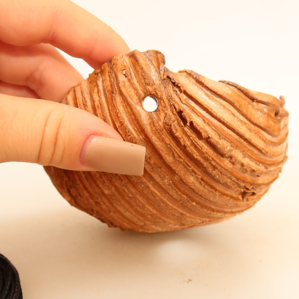 Keramikschale für Kokedama, 10 x 9,5 x 6 cm, Farbe: Rosa