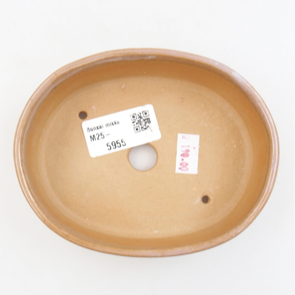 Bonsaischale aus Keramik 15,5 x 12 x 6 cm, Farbe blau