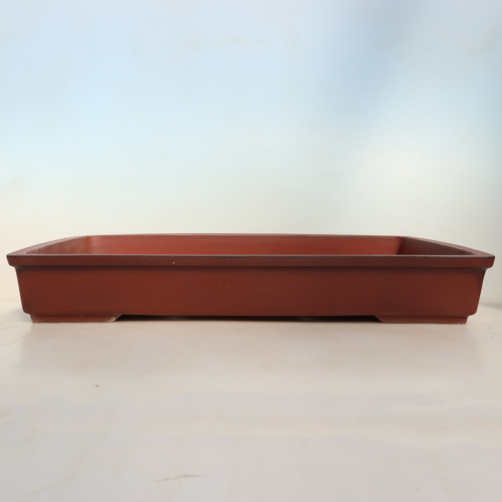 Keramikschale  45 x 29 x 6,5 cm, Farbe: Ziegelrot – NUR PERSÖNLICHE ABHOLUNG oder Transport auf Paletten