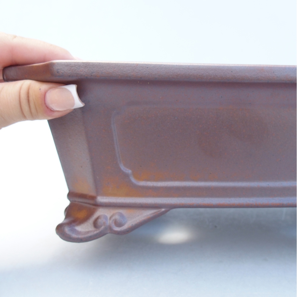 Schale 26,5 x 20 x 9 cm braun