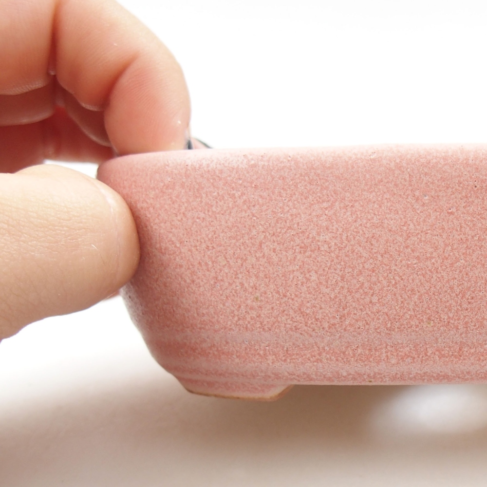 Bonsaischale aus Keramik 15,5 x 12 x 6 cm, Farbe blau