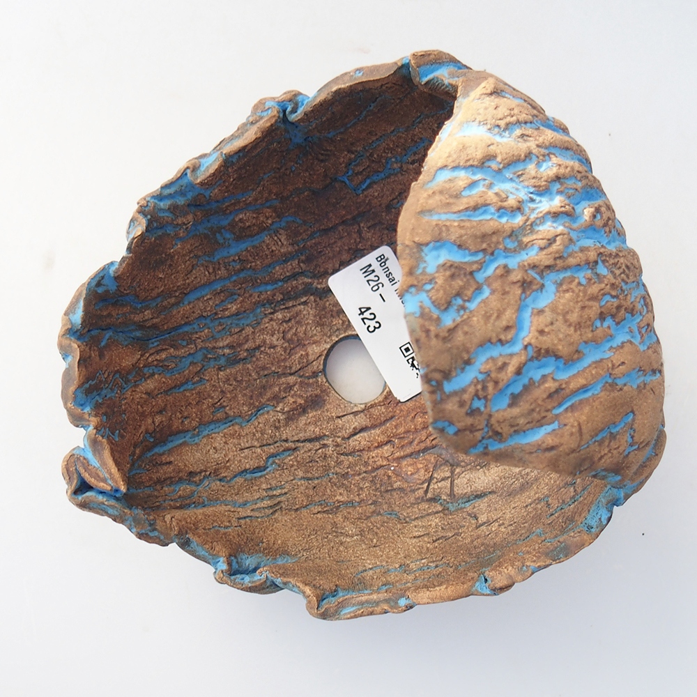 Keramikschale 14 x 13 x 14 cm , Farbe gelb