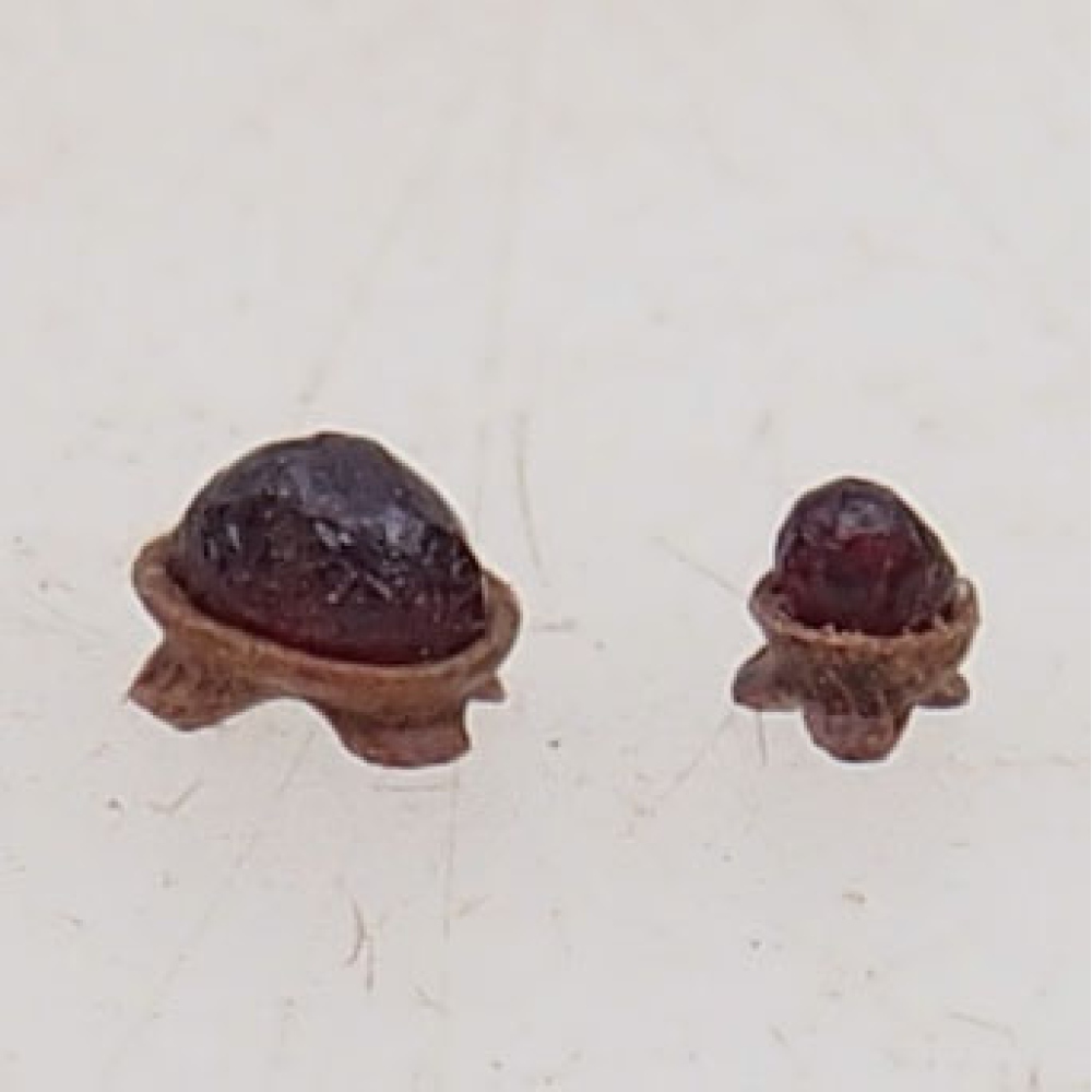 Suiseki - Stein mit DAI (Holzsockel)