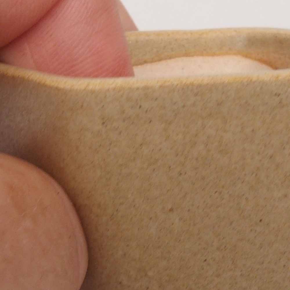 Mini-Bonsaischale 5 x 5 x 5 cm, braun