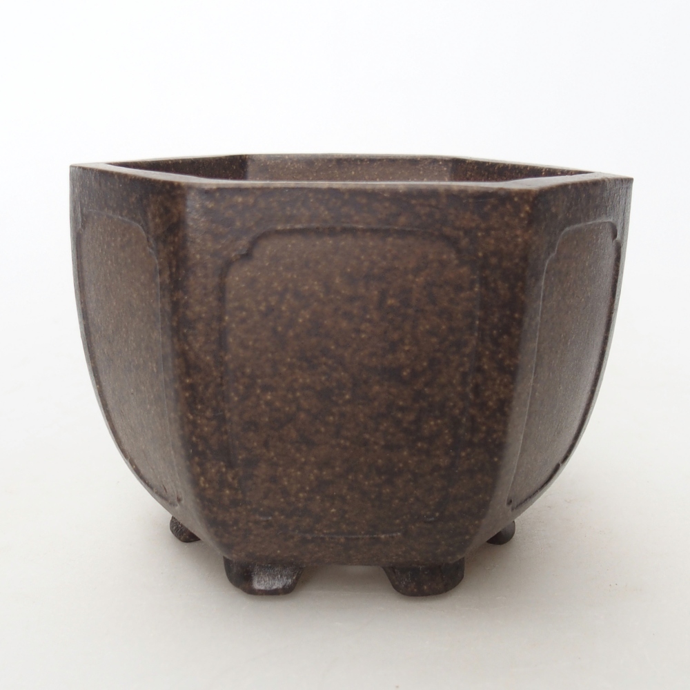Schale 10,5 x 9,5 x 7,5 cm braun ocker