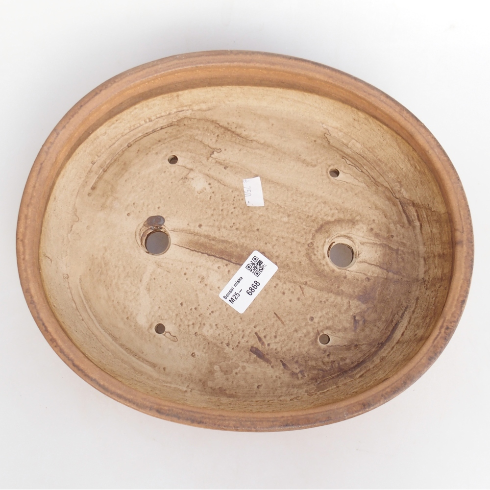 Bonsaischale aus Keramik 28 x 24 x 6 cm, rosa