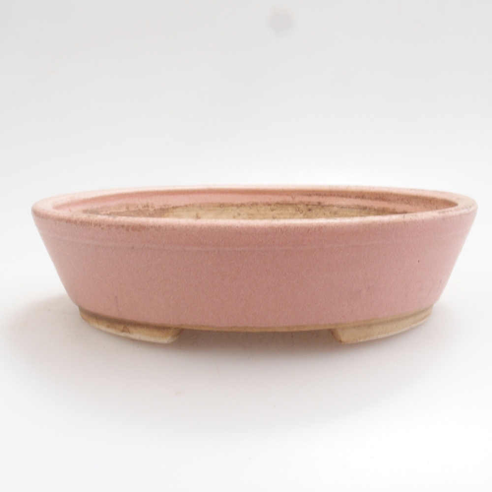 Bonsaischale aus Keramik 10 x 8,5 x 4 cm, braun