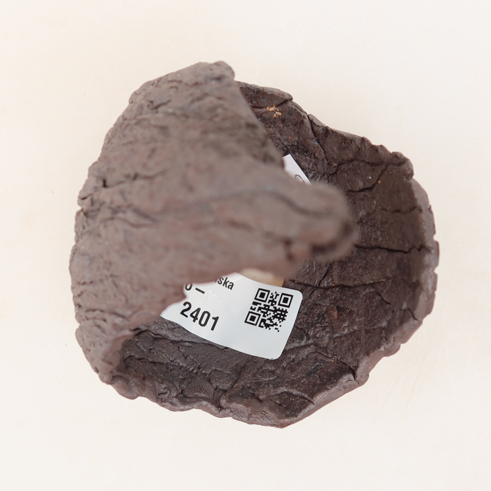 Keramikschale  7,5 x 8 x 13 cm, Farbe: braun