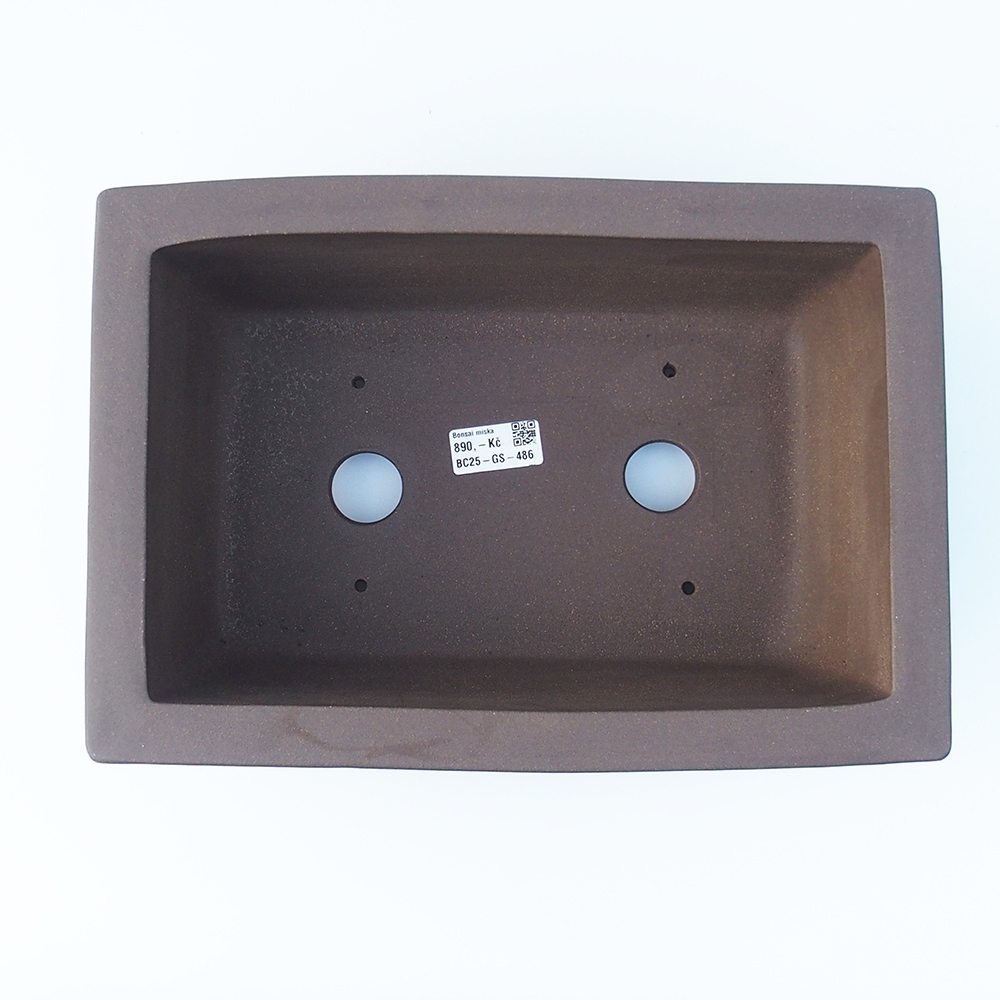 Schale 33 x 23 x 12,5 cm braun