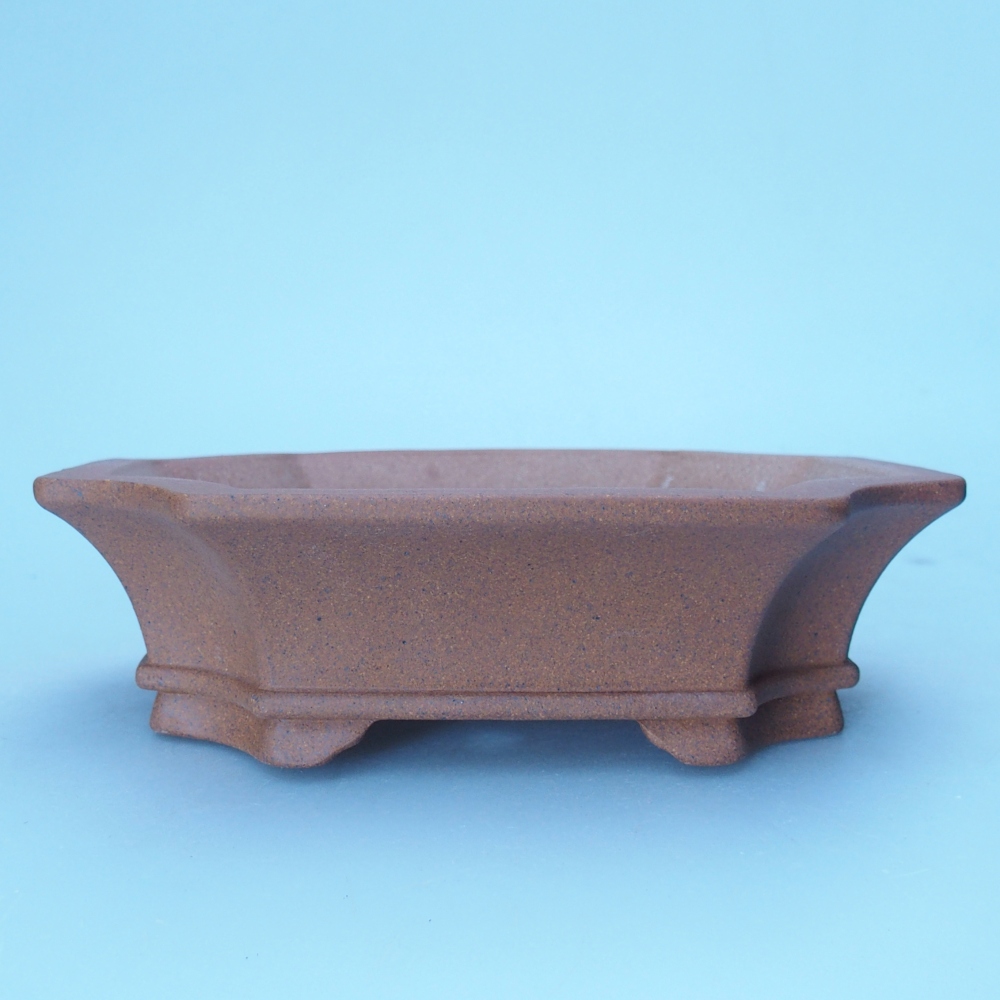 Schale 15 x 12 x 4 cm braun