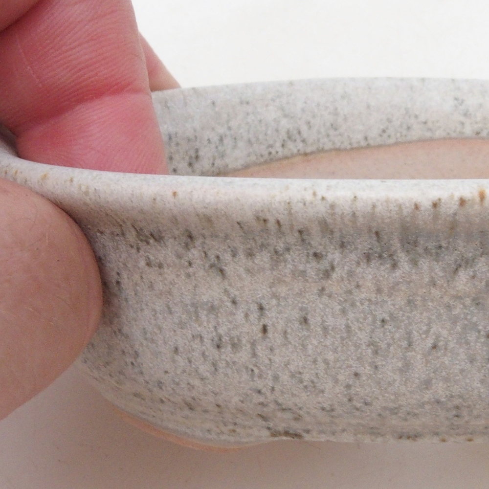 Bonsaischale H04 - 10,5 x 7,5 x 3 cm - beige