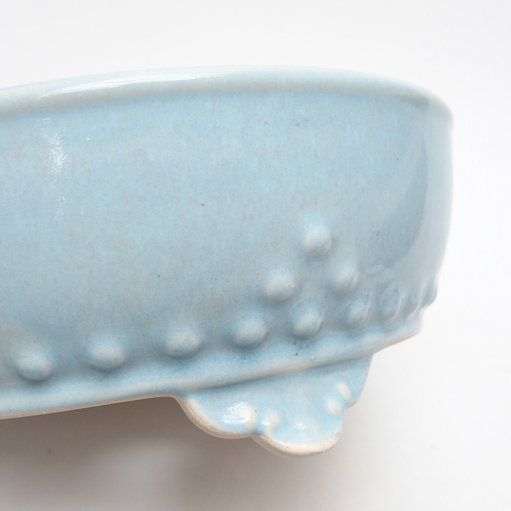 Schale 21 x 21 x 8,5 cm blau