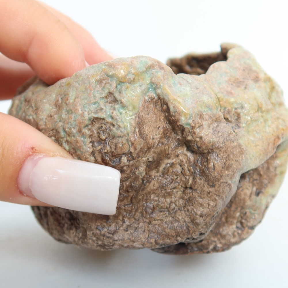 Keramikschale 7,5 x 7 x 5 cm , Farbe grün