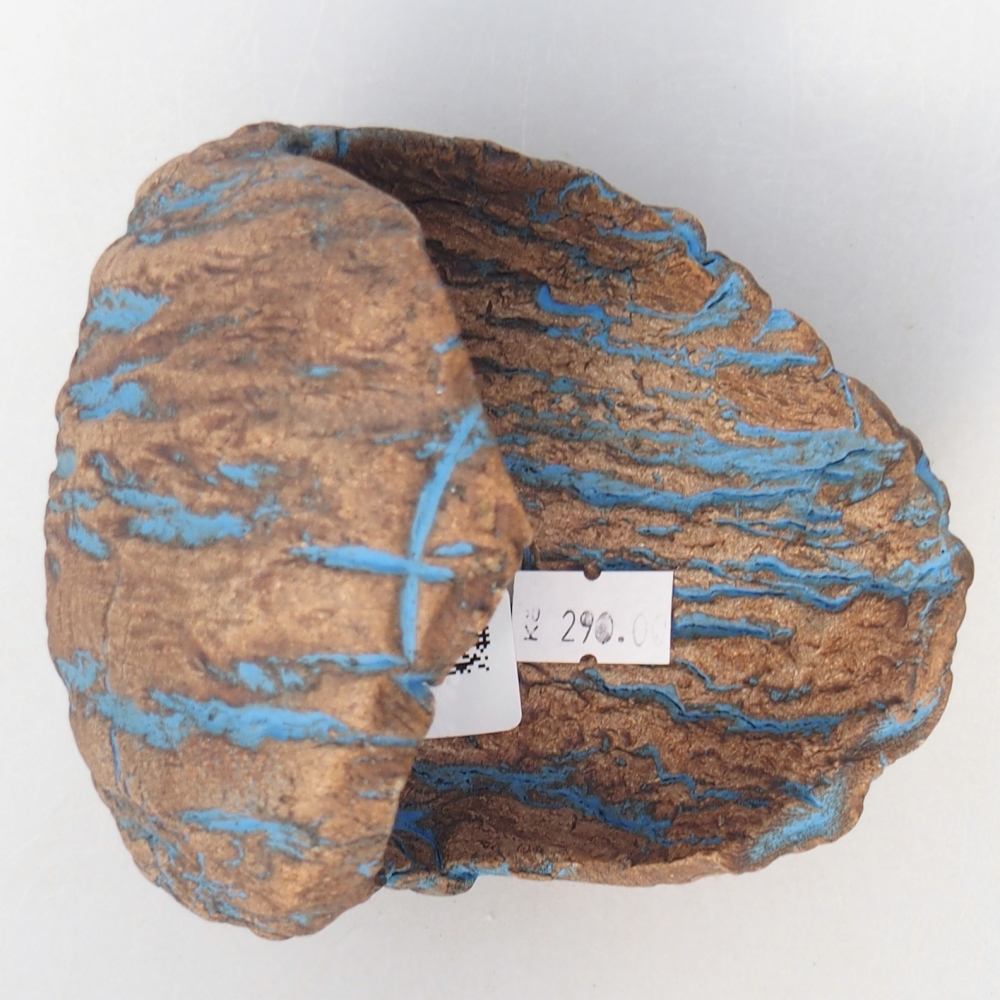 Keramikschale 10 x 9,5 x 10,5 cm , Farbe blau
