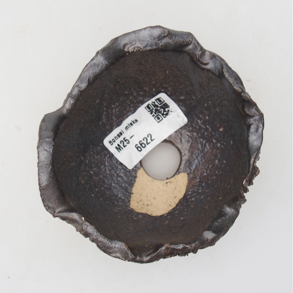 Keramikschale 9 x 9 x 6 cm , Farbe schwarz