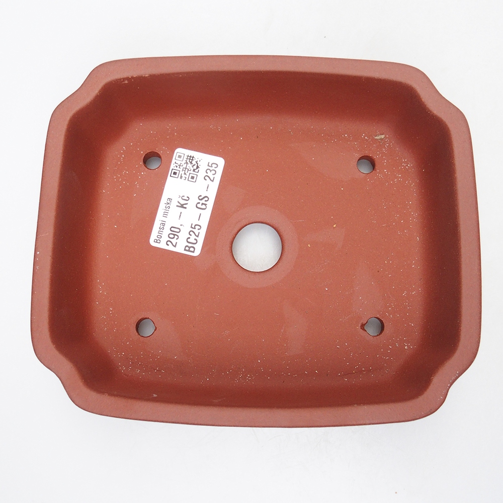 Schale 15 x 13 x 4,5 cm ziegelfarben