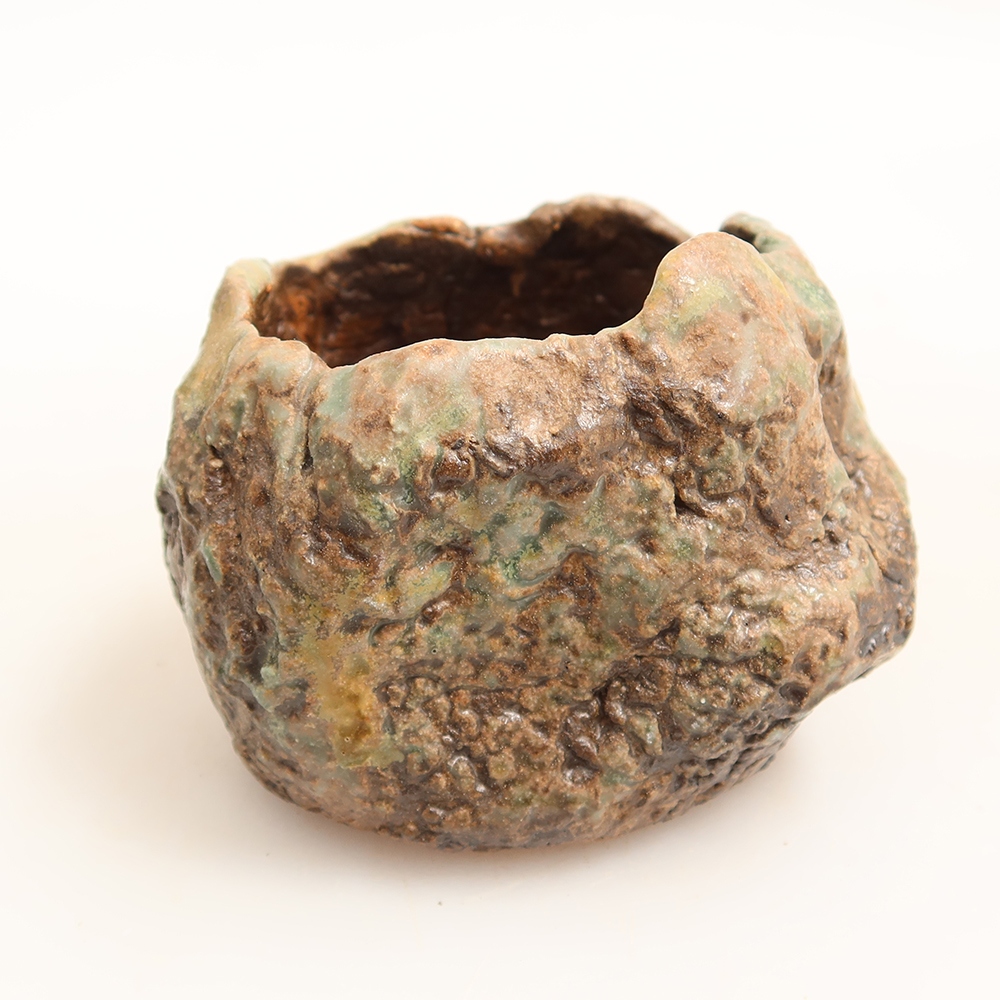 Keramikschale  6 x 5 x 6 cm, Farbe: grün