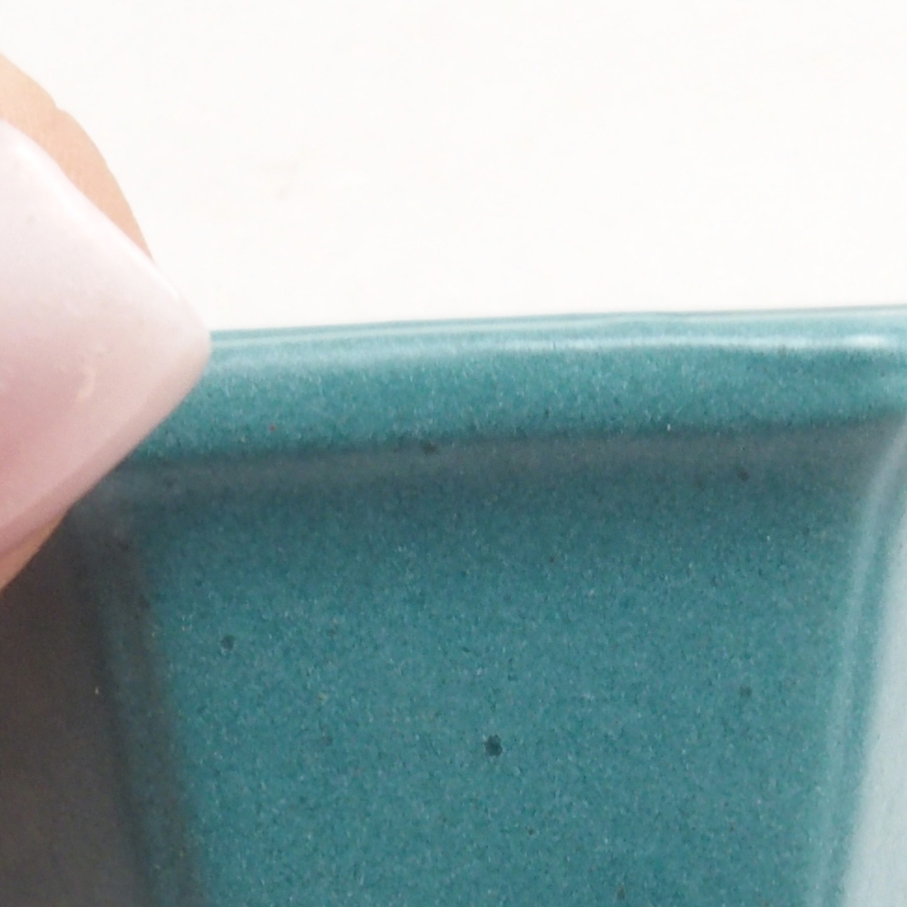 Bonsaischale aus Keramik 6,5 x 5,5 x 4 cm, Farbe blau