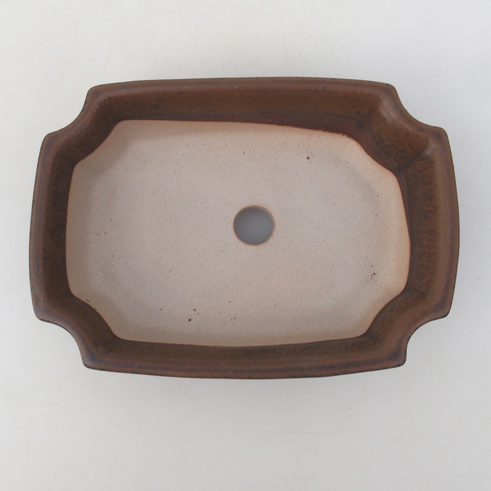 Bonsaischale H03 - 16,5 x 12 x 4,5 cm - braun