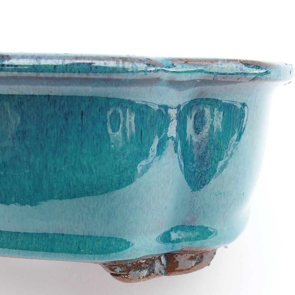 Schale 20 x 16 x 6,5 cm blau-grün