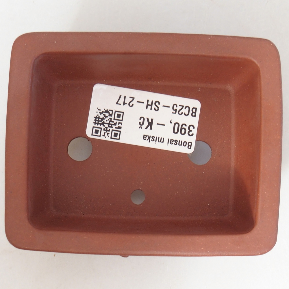 Schale 9 x 7 x 3,5 cm ziegelfarben