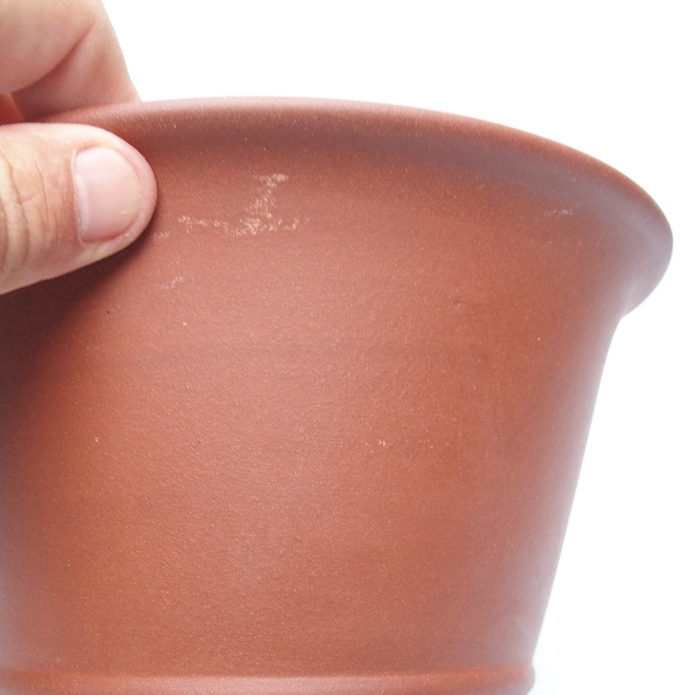 Schale 19,5 x 19,5 x 11 cm ziegelfarben