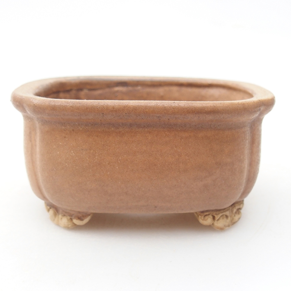 Bonsaischale aus Keramik 7,5 x 7 x 4 cm, rosa