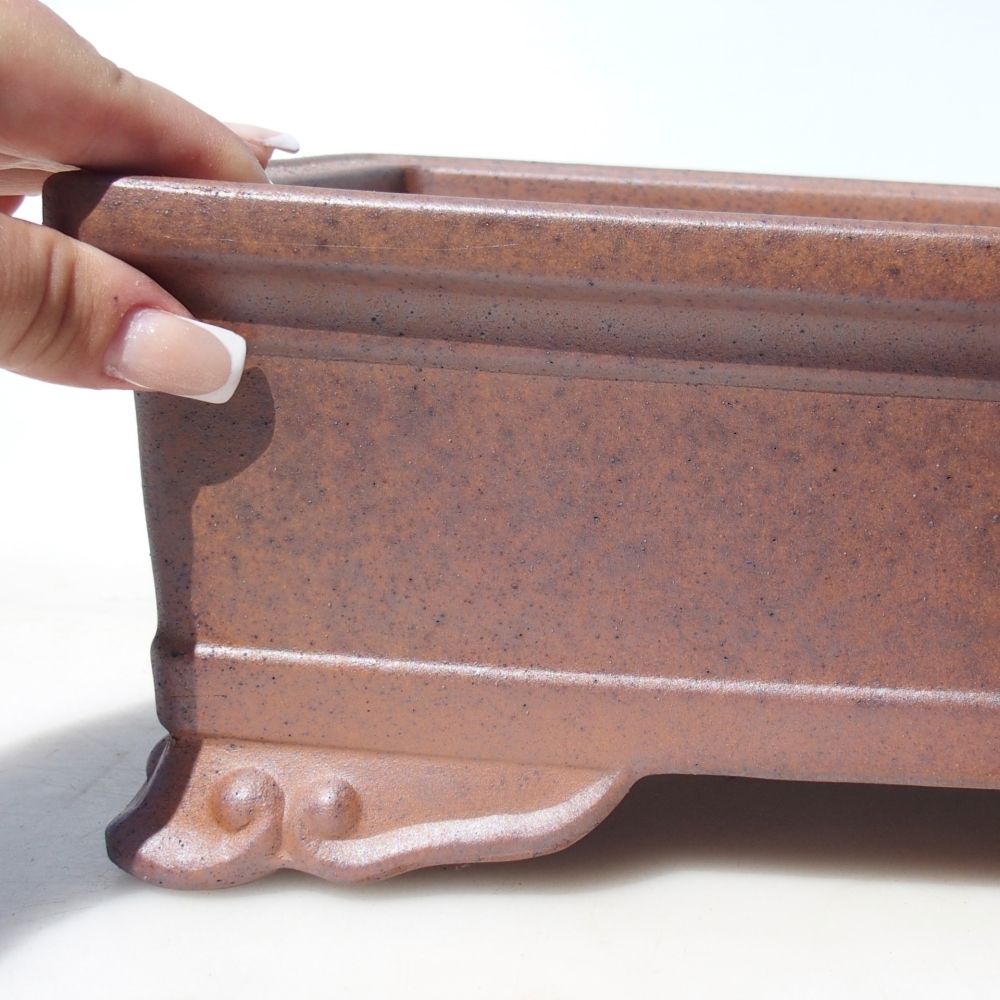 Schale 32 x 24 x 10,5 cm braun