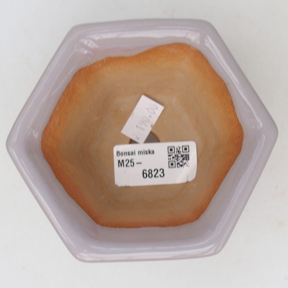 Bonsaischale aus Keramik 10,5 x 9,5 x 5,5 cm, rosa