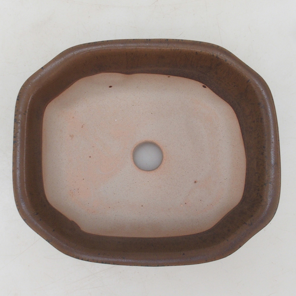 Bonsaischale H31 - 14 x 12 x 5,5 cm - braun