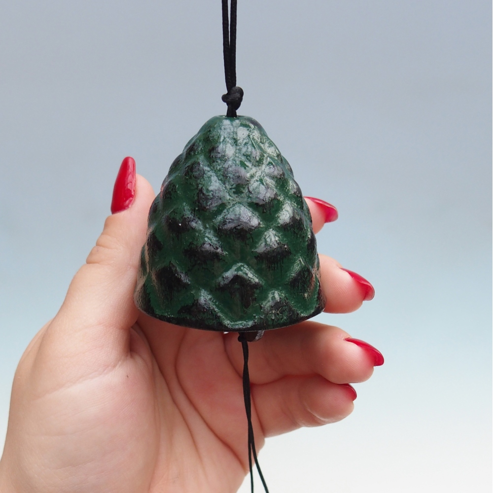 Metallglocke, Farbe grün