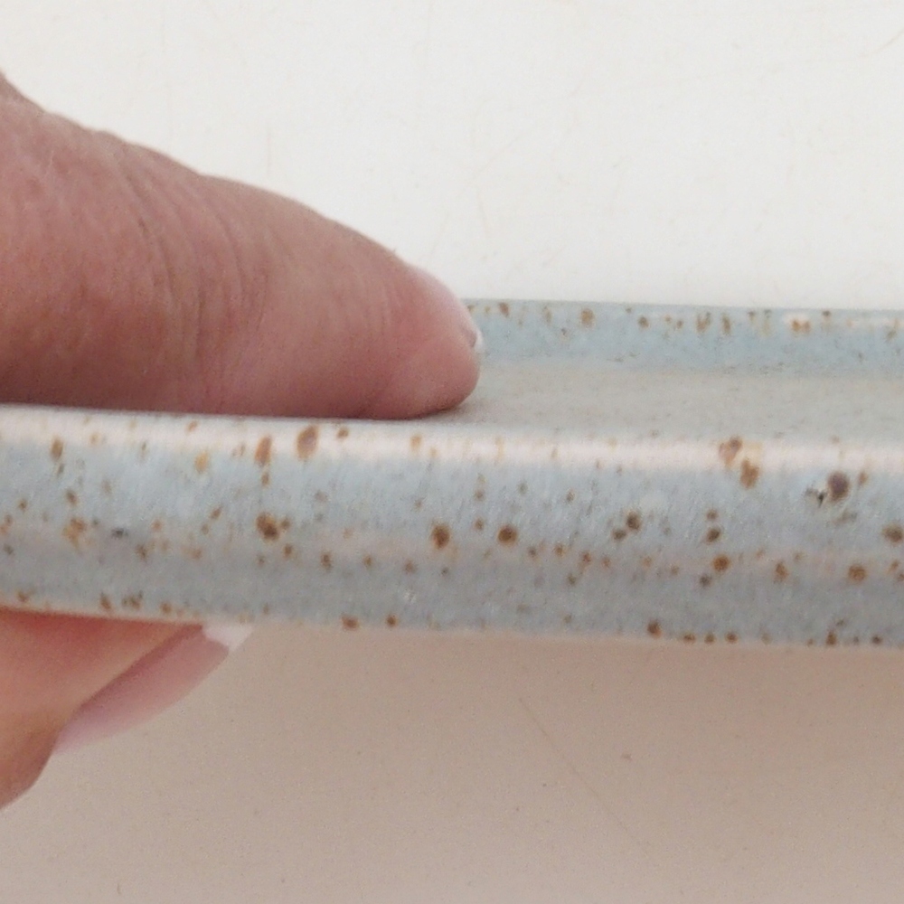 Keramikschale H32 - 13 x 11 x 1 cm - beige