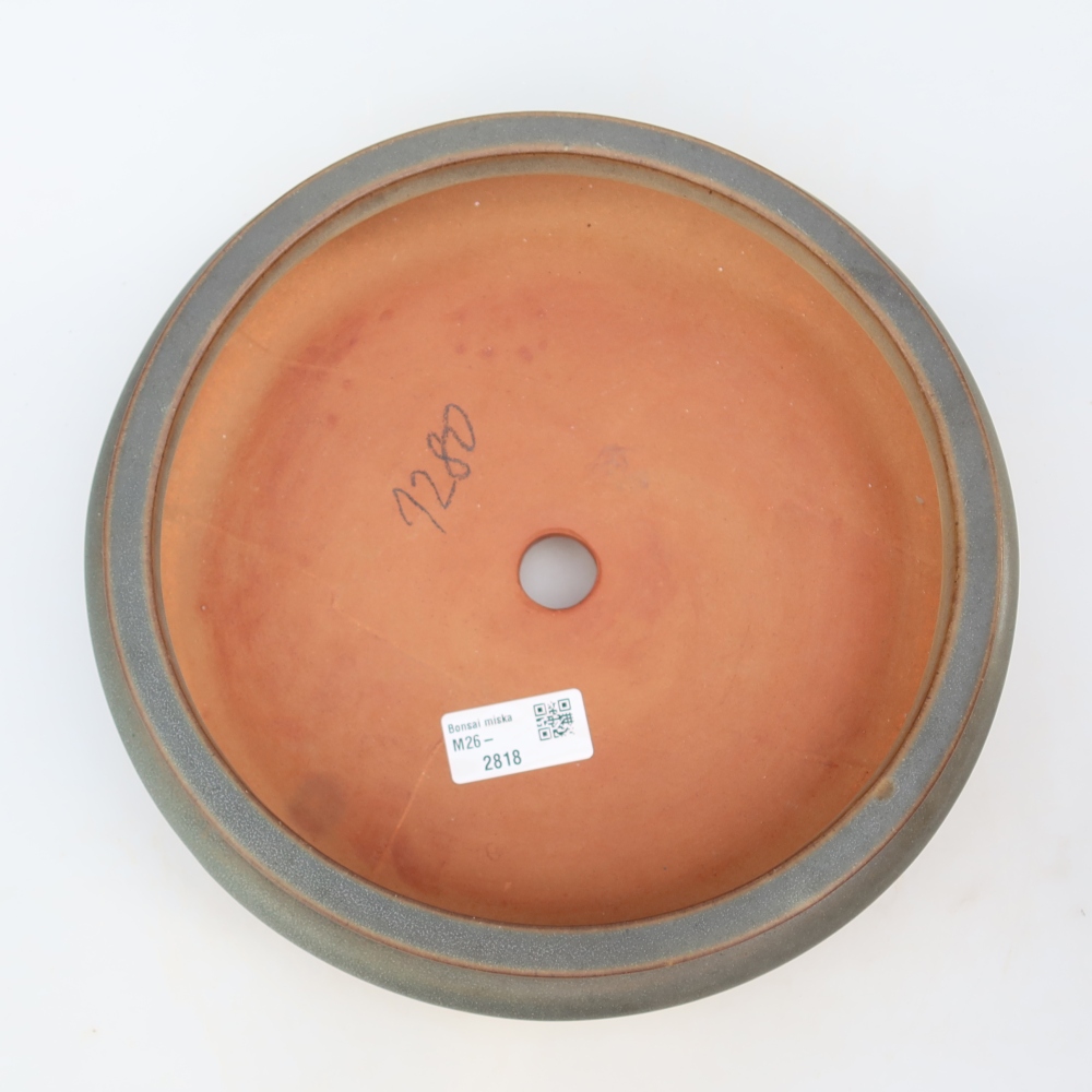 Keramikschale  23 x 23 x 7 cm, Farbe: braun