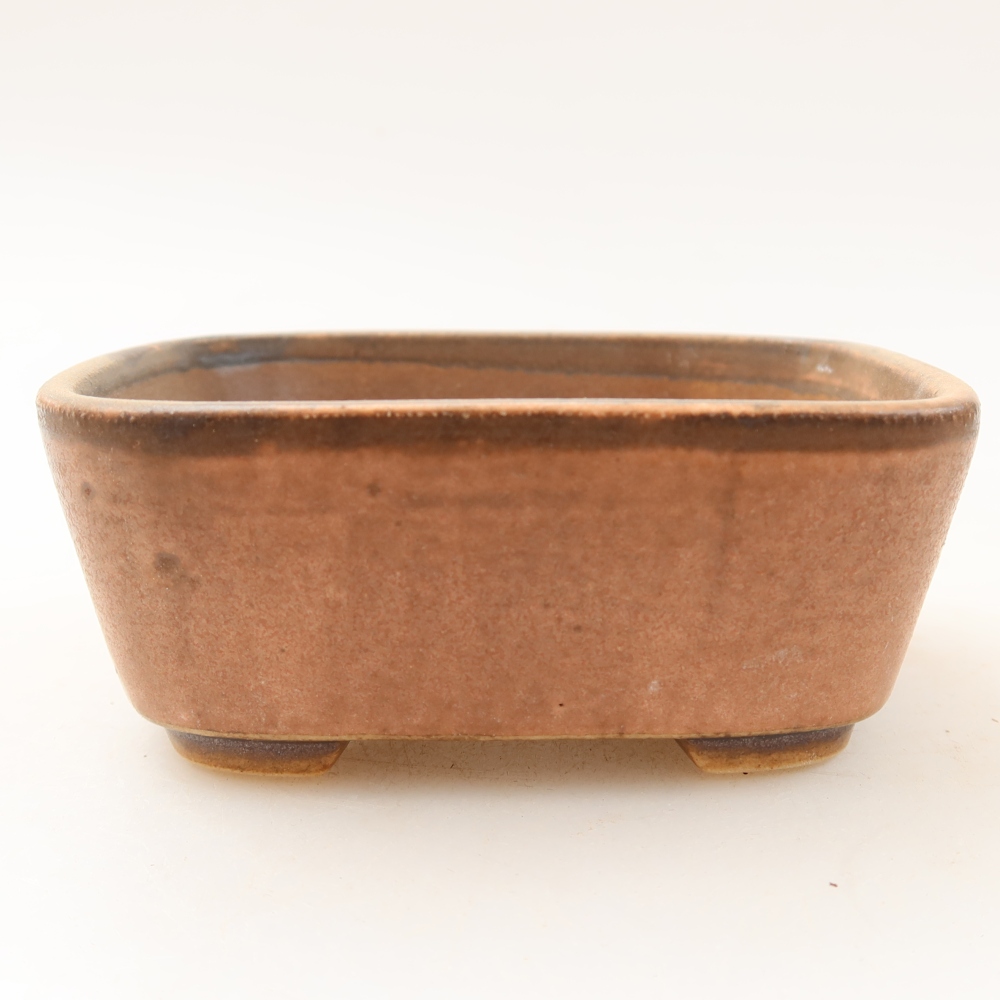 Bonsaischale aus Keramik 10 x 8,5 x 4 cm, rosa