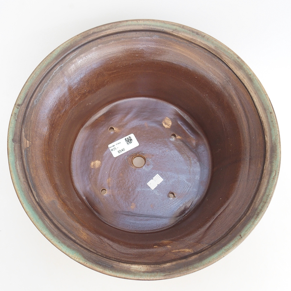 Bonsaischale aus Keramik 32 x 32 x 14 cm, grün