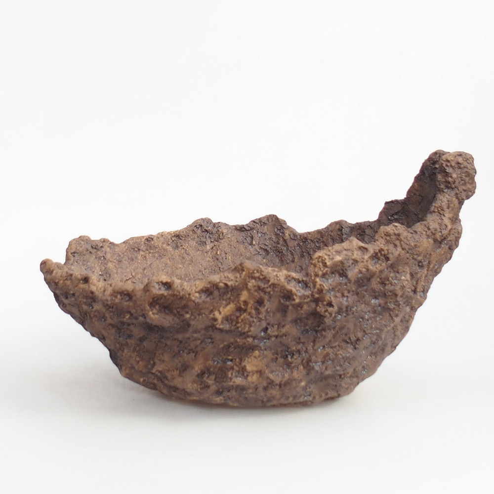 Keramikschale 24 x 20 x 16,5 cm , Farbe braun