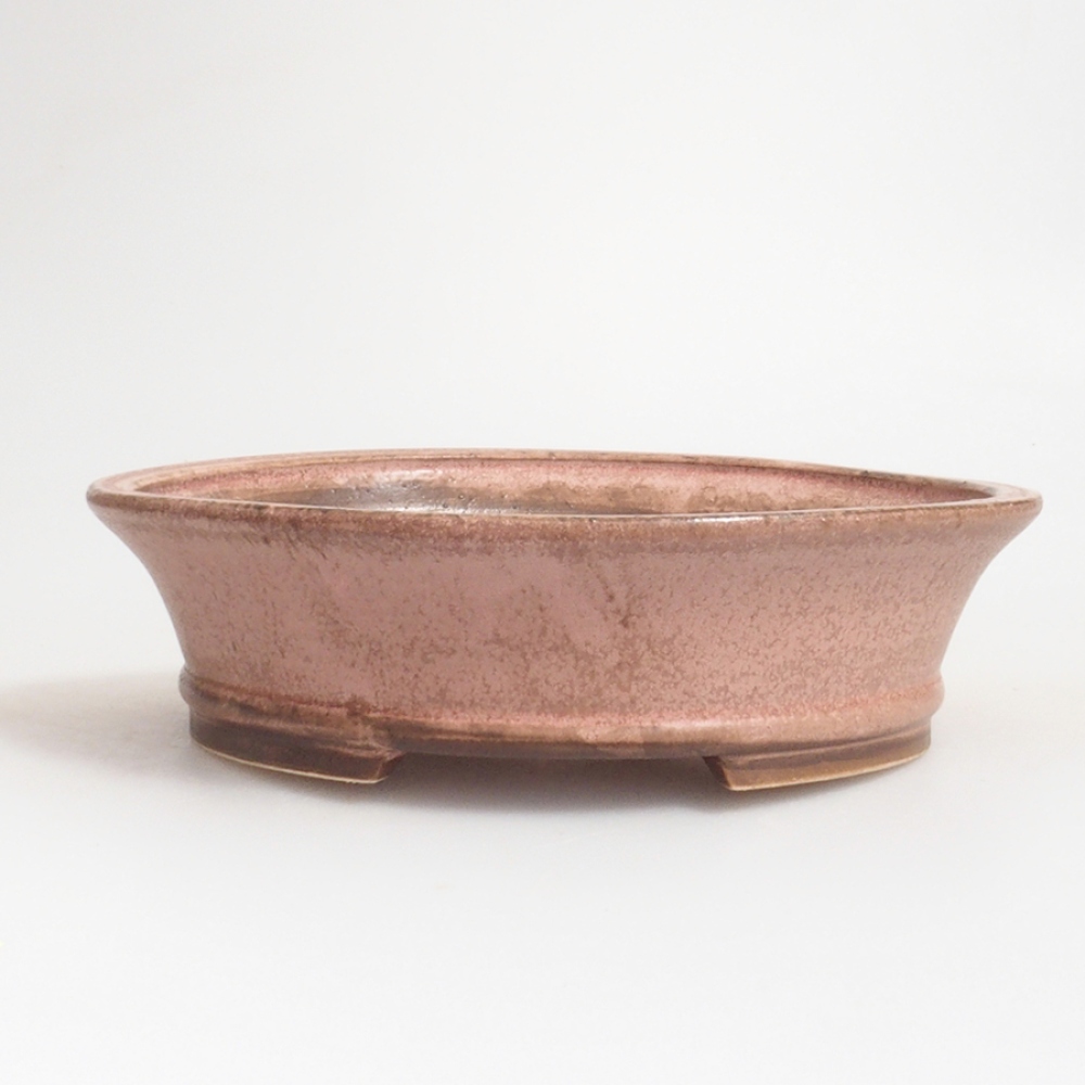 Bonsaischale aus Keramik 10 x 8,5 x 4 cm, braun