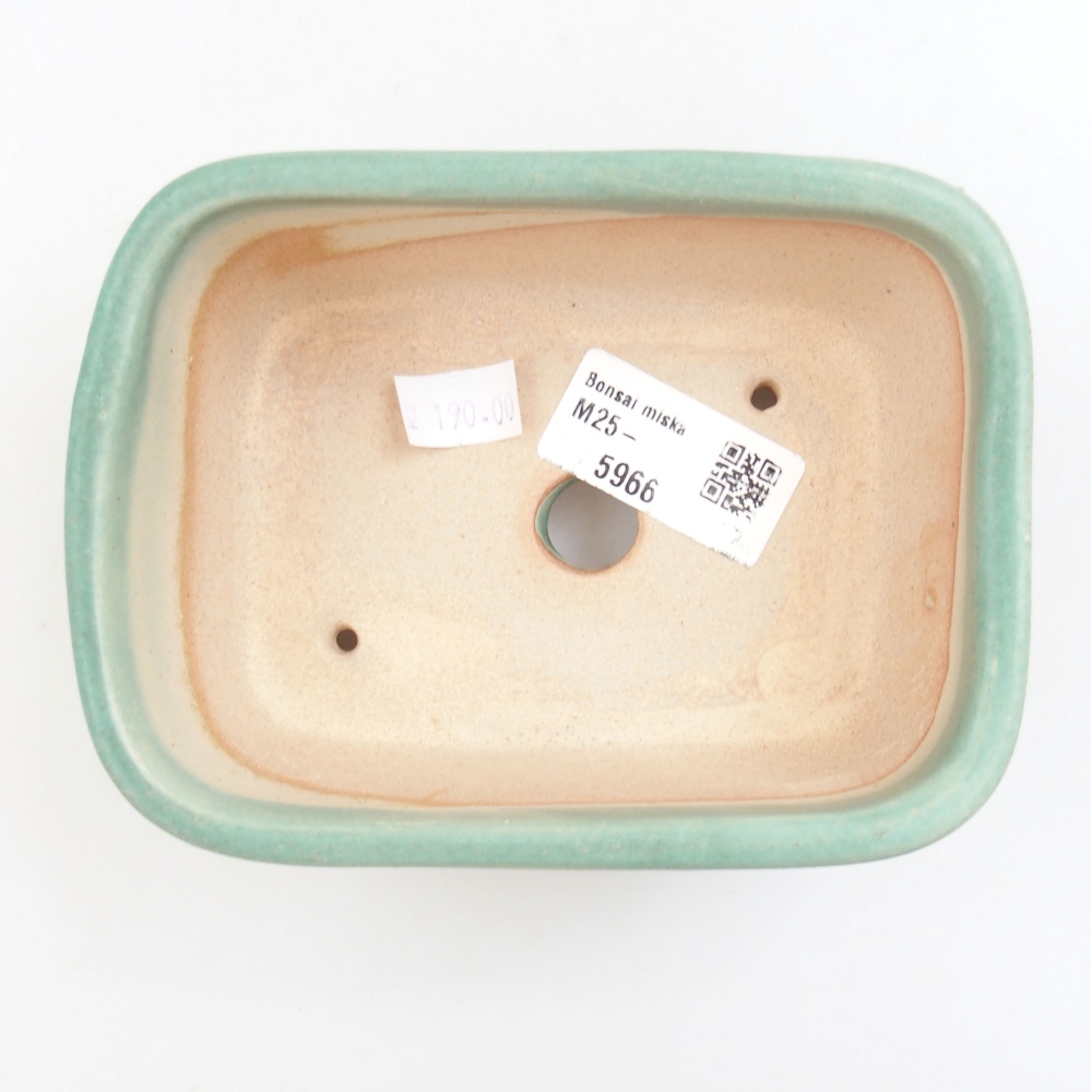 Bonsaischale aus Keramik 15,5 x 12 x 6 cm, Farbe blau