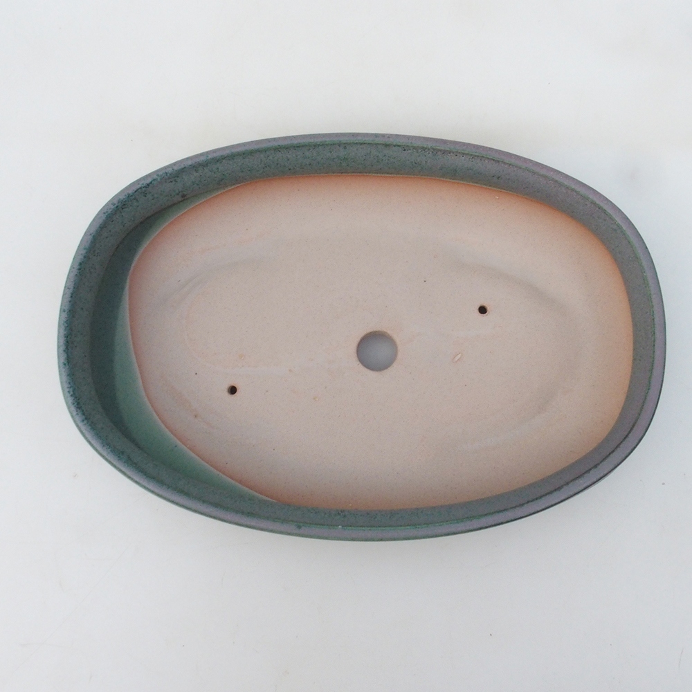 Bonsaischale H15 - 25,5 x 17,5 x 6 cm - grün