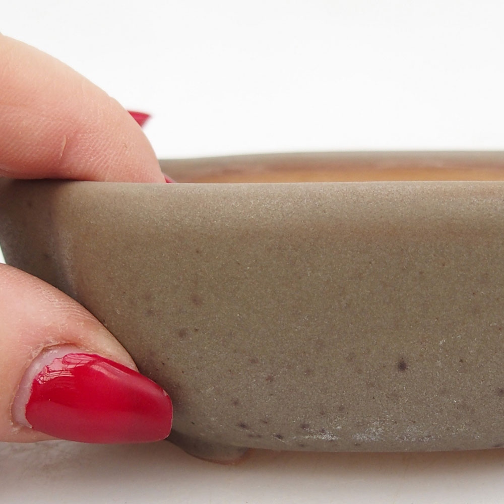 Bonsaischale aus Keramik 125 x 10 x 3 cm, braun