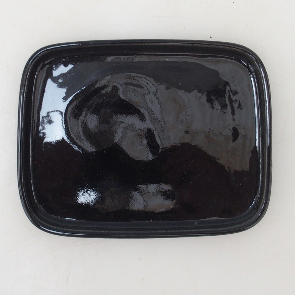 Bonsai Untertasse Rechteck 12,5 x 10 x 1 cm