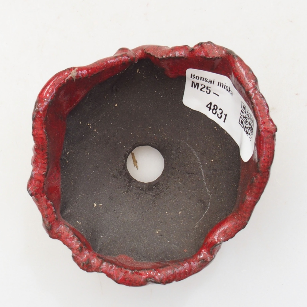 Keramikschale 8 x 7,5 x 5 cm , Farbe rot