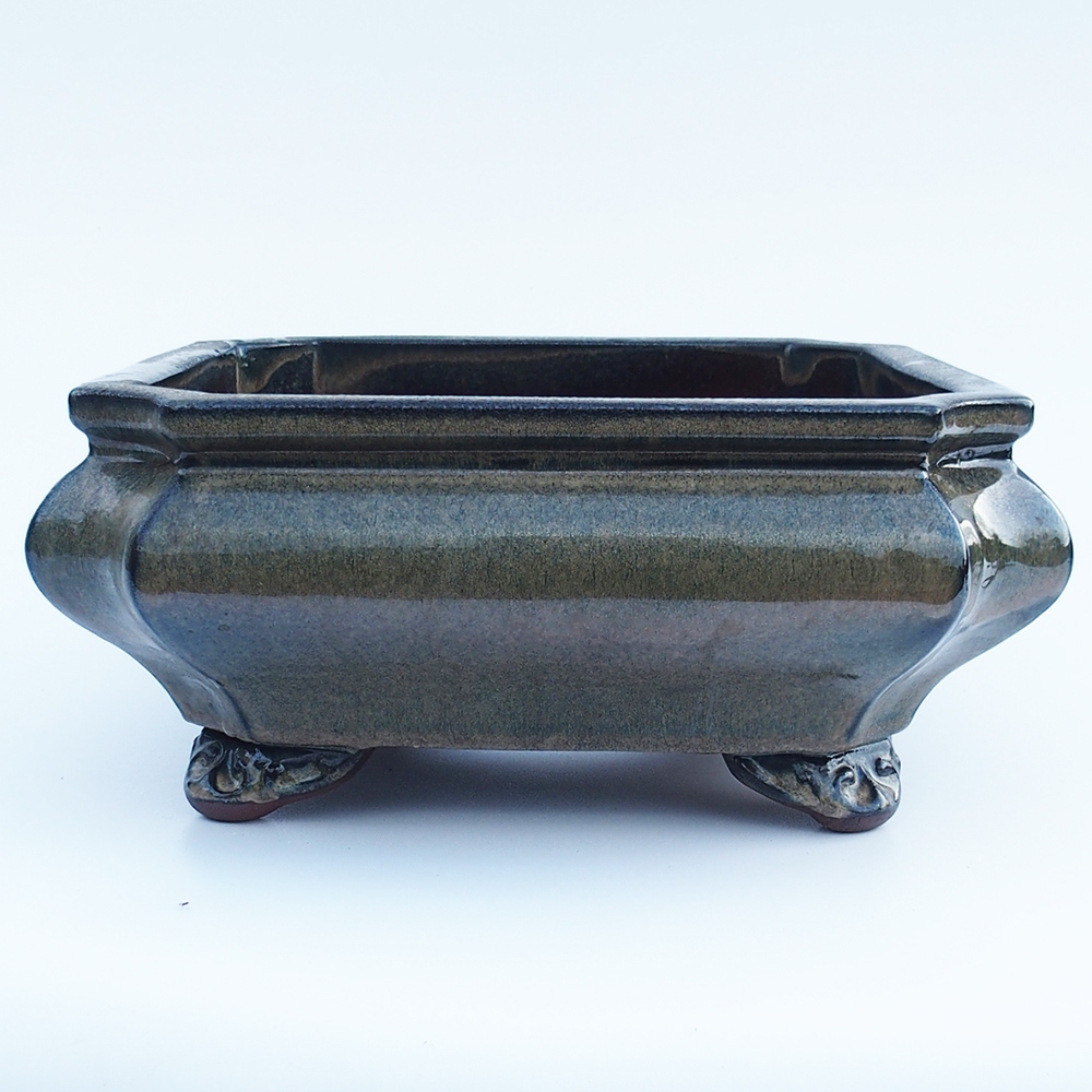 Schale 28 x 28 x 12,5 cm grau