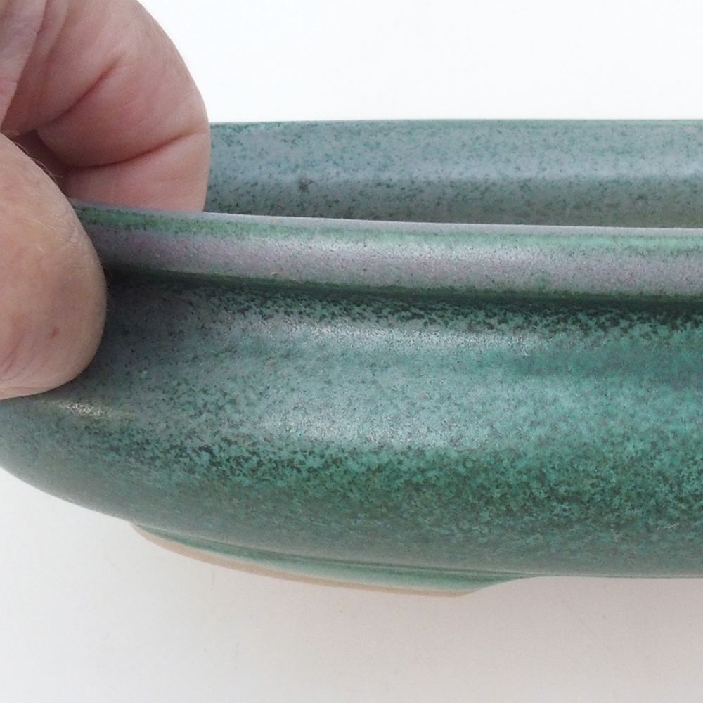 Bonsaischale H15 - 25,5 x 17,5 x 6 cm - grün