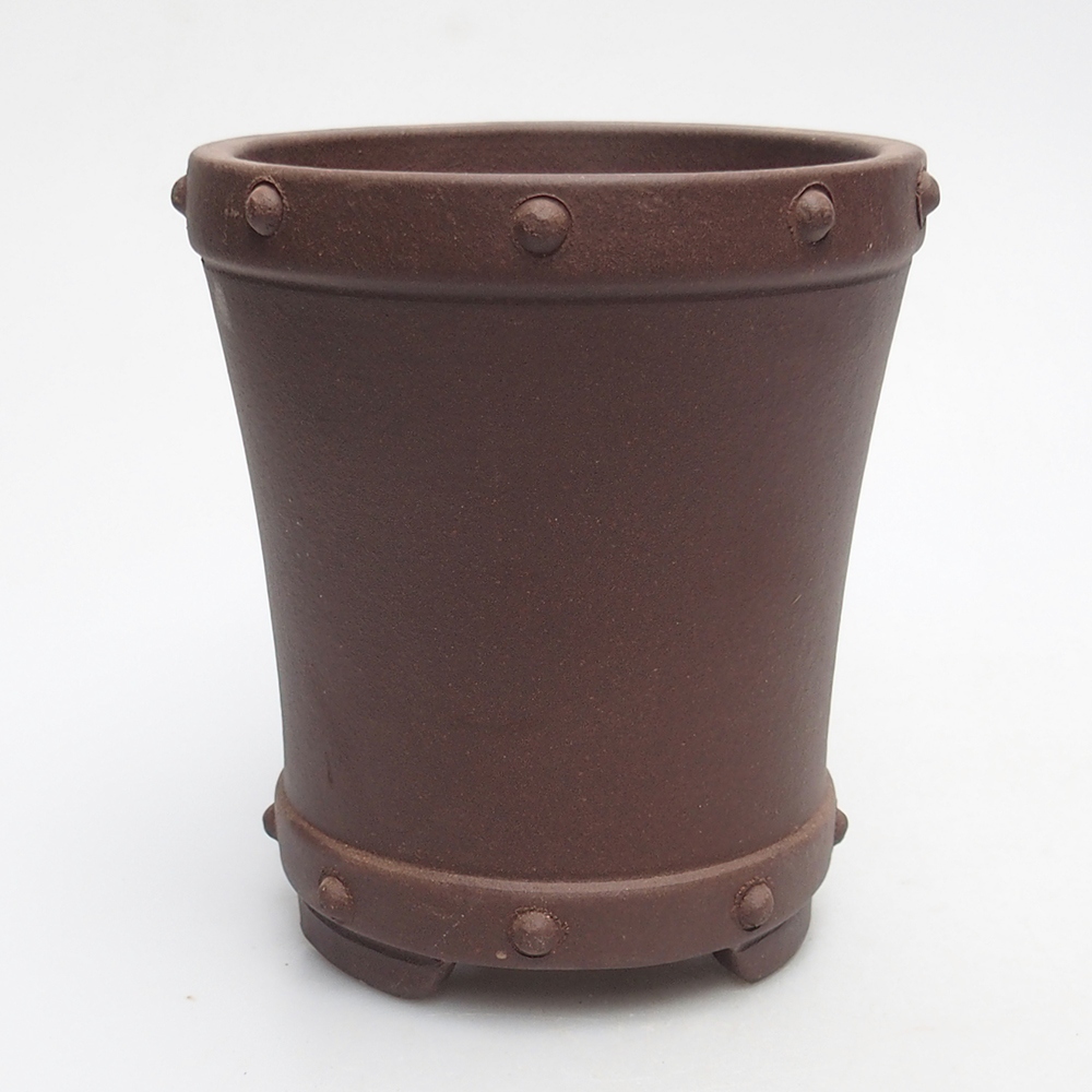 Schale 11 x 11 x 12 cm braun