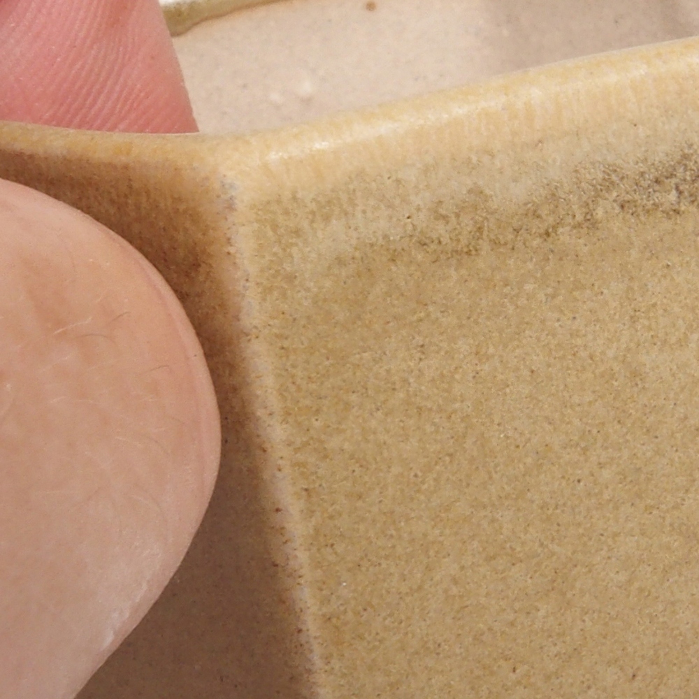 Mini-Bonsaischale 7 x 5,5 x 4,5 cm, braun