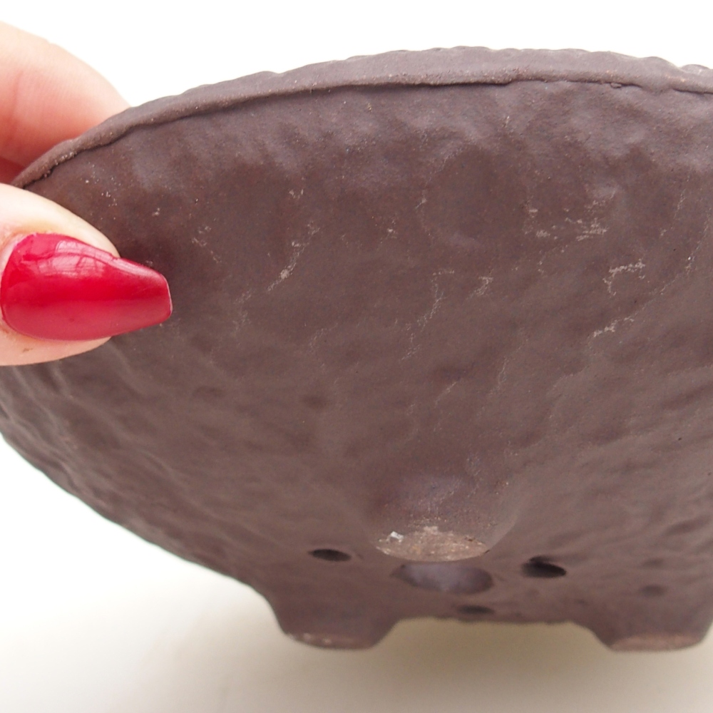 Keramikschale 14 x 14 x 4 cm , Farbe braun