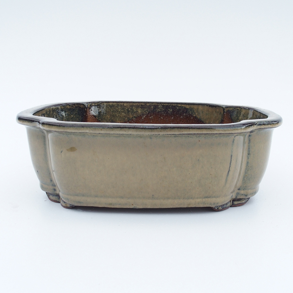 Schale 26 x 20 x 8,5 cm grau-beige