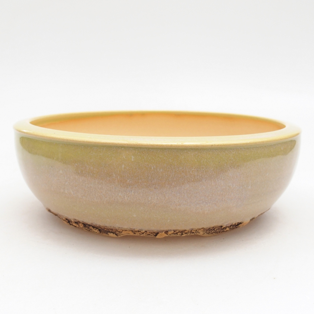 Bonsaischale aus Keramik 18 x 18 x 6 cm, grün